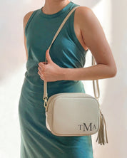 Personalized Genuine Leather Crossbody Bag