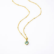 Diamond Shape Birthstone Necklace