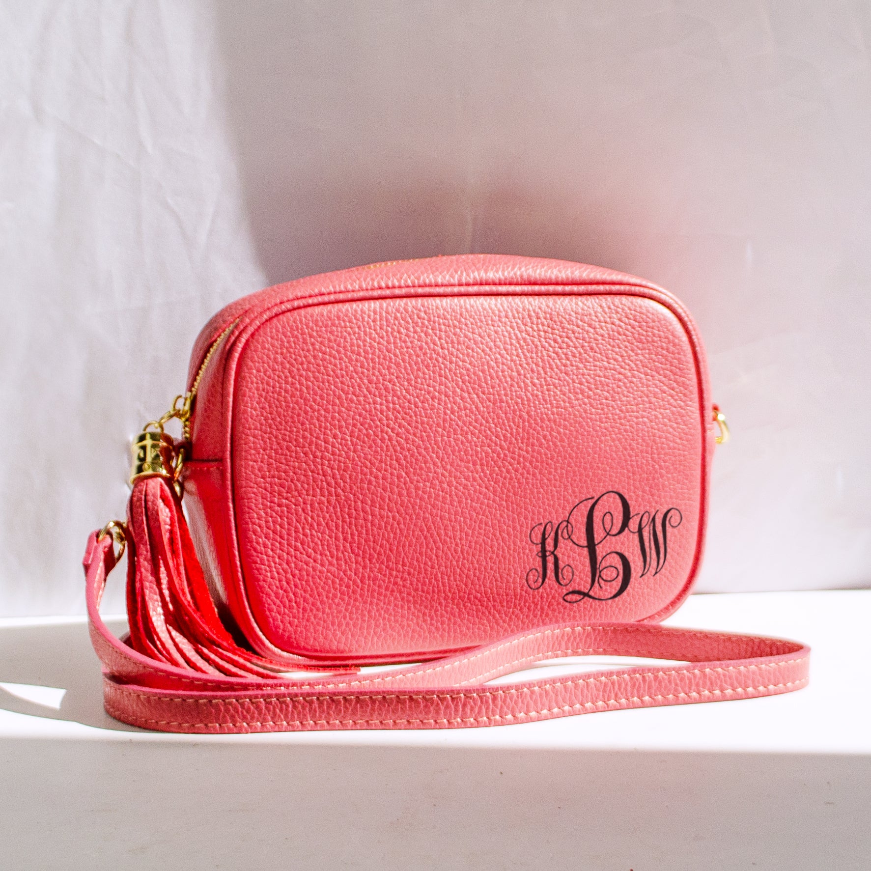 Personalized monogram 2024 crossbody bag