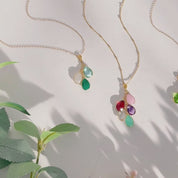 Video of cascade necklaces in gold and sterling silver. Gift giving ready. Perfect gift for Mother's Day, Birthday, Anniversary or any Holiday.