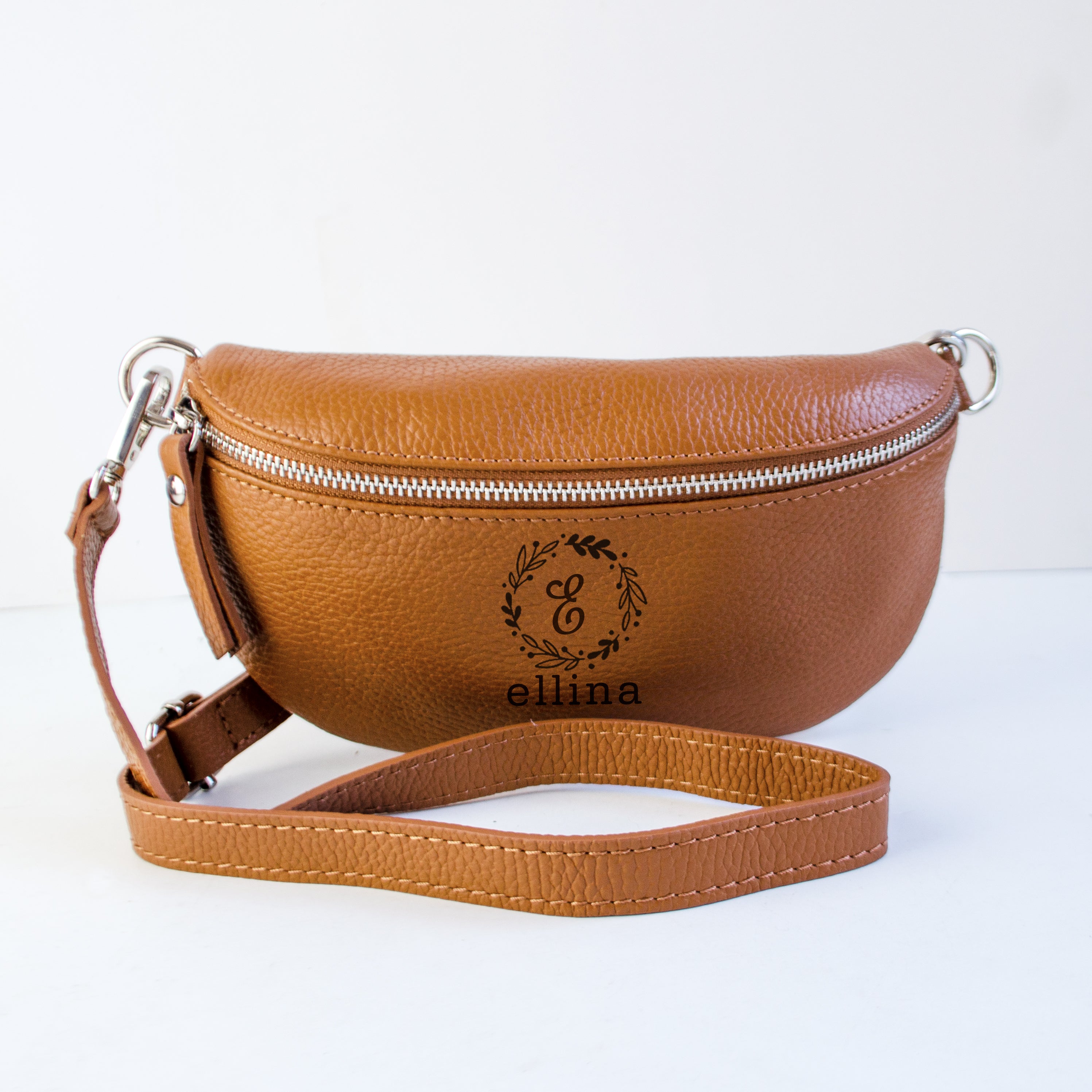 Personalized Genuine Leather Waist Bag