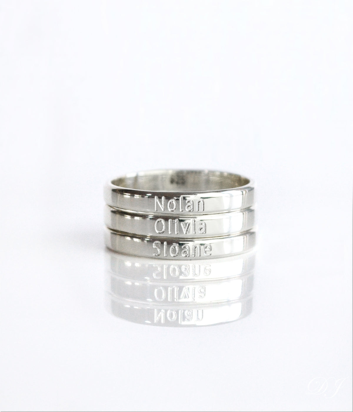 Sterling silver hot sale coordinates ring