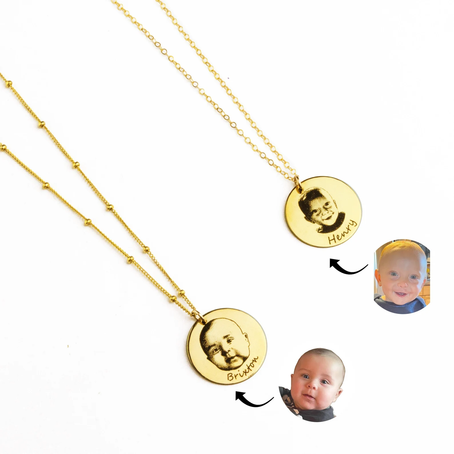 OLD) 14K Gold Initial Charm Bracelet (Design Your Own Baby/Children's  Classic Link Bracelet with Initial Charm) - 14K Gold