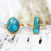 gold rings, gold plated, birch, Turquoise copper bar ring, handcrafted gemstone jewelry, bohemian style ring, natural turquoise stone, copper setting, unique bar ring, artisan made, turquoise ring for women, southwestern jewelry, rustic copper ring, earthy gemstone ring, turquoise band