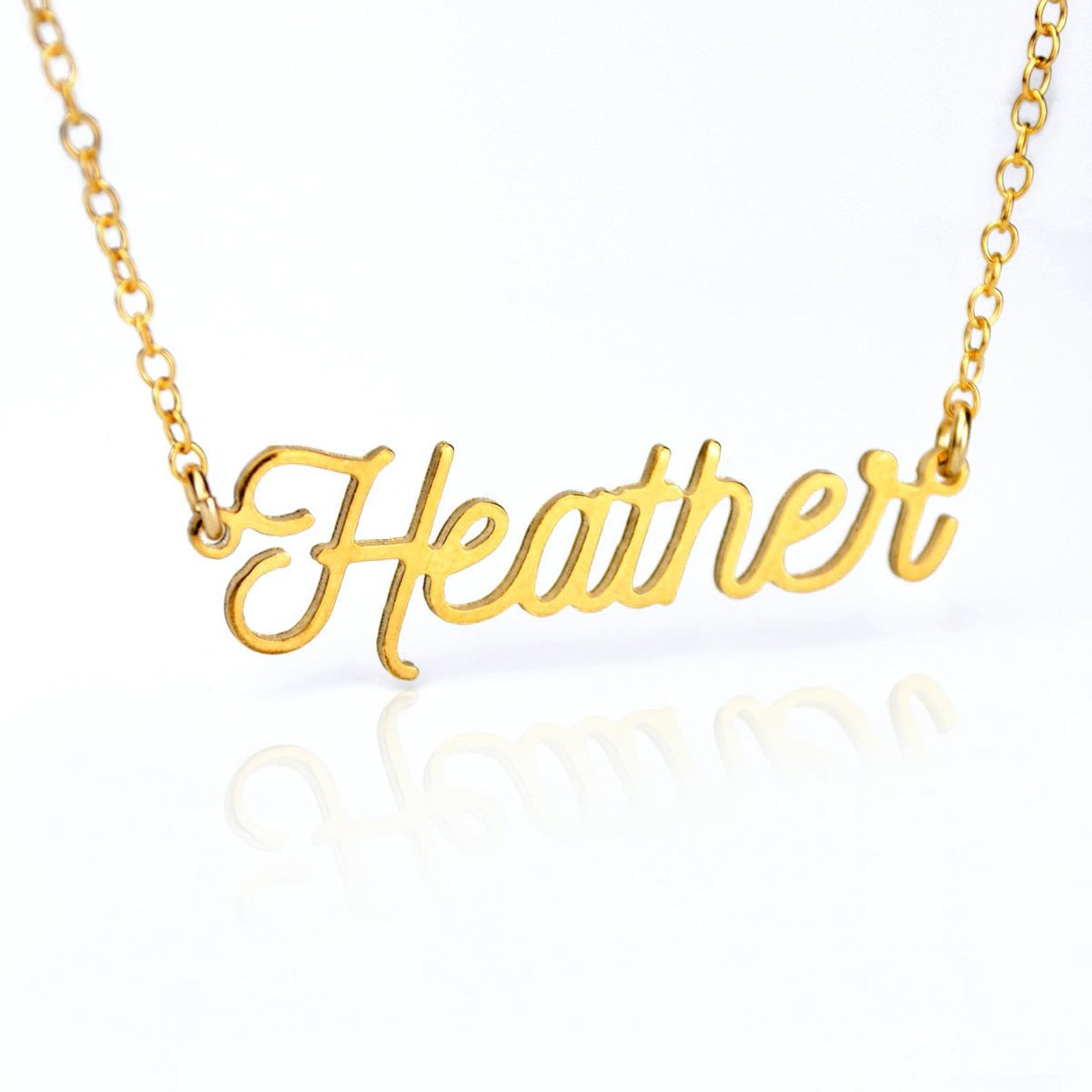Golden and Silver Custom Name Pendant