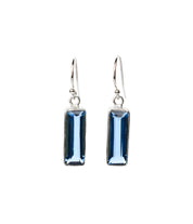 Kyanite Bar Earrings : September Birthstone : Adira Series