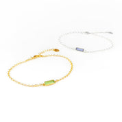 Tiny Adira Bar Bracelet : Birthstone Bar Bracelet : Adira Series