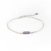 Tiny Adira Bar Bracelet : Birthstone Bar Bracelet : Adira Series