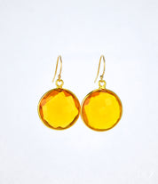 Citrine Earrings : November Birthstone