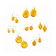 Citrine Earrings : November Birthstone