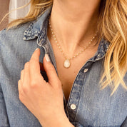 Black Druzy pendant on Garnet wire wrapped necklace