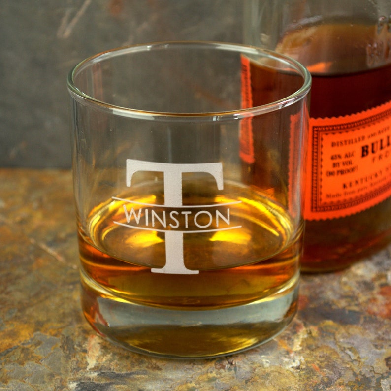 Personalized Whiskey Glass Cup