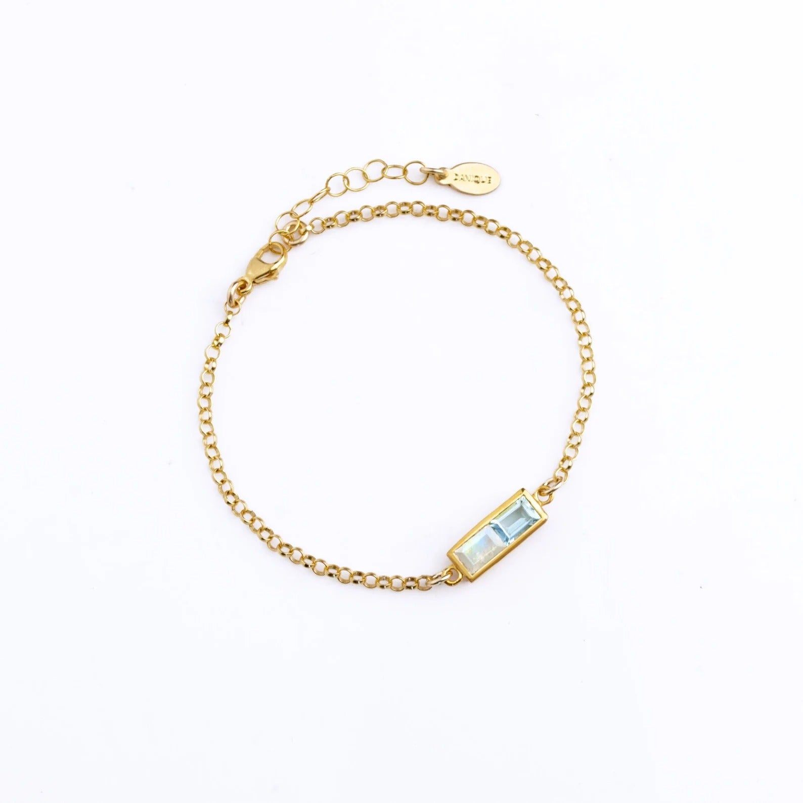 Multi Birthstone Combination Bar Bracelet