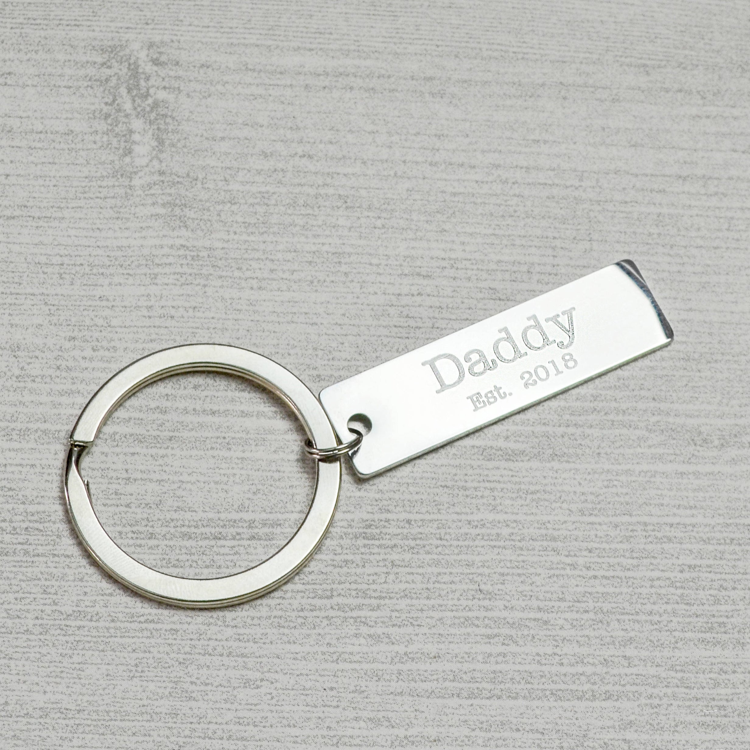 Cheap personalized silver keychains