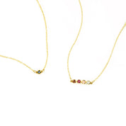 Tiny Birthstone Bar Necklace : Available in All Birthstones