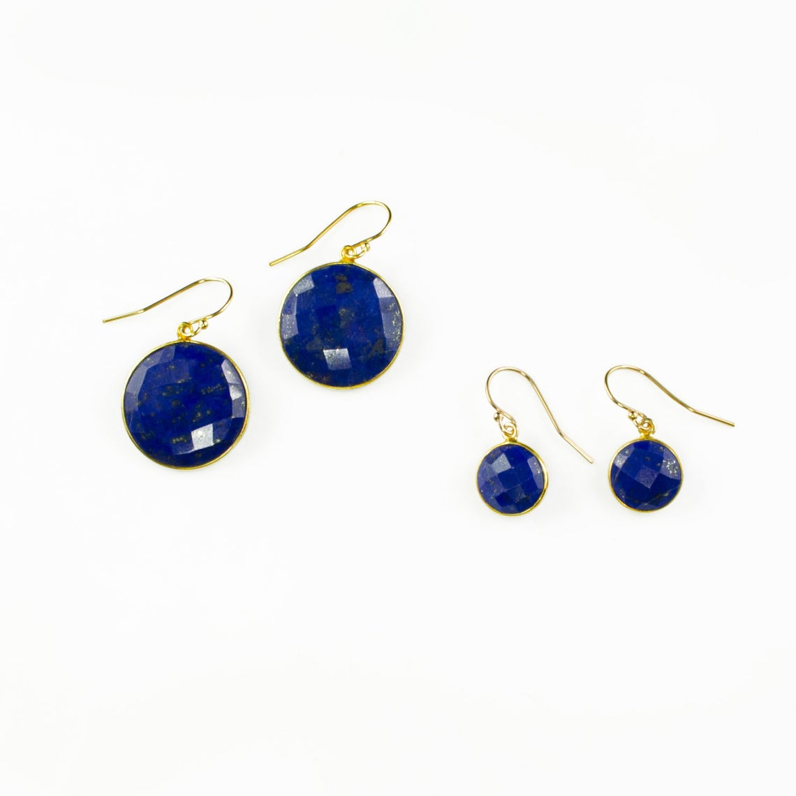 Natural Lapis Lazuli Earrings : September Birthstone Jewelry