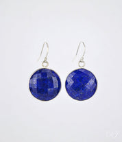 Natural Lapis Lazuli Earrings : September Birthstone Jewelry