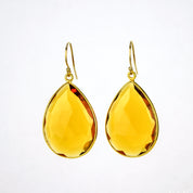 Citrine Earrings : November Birthstone