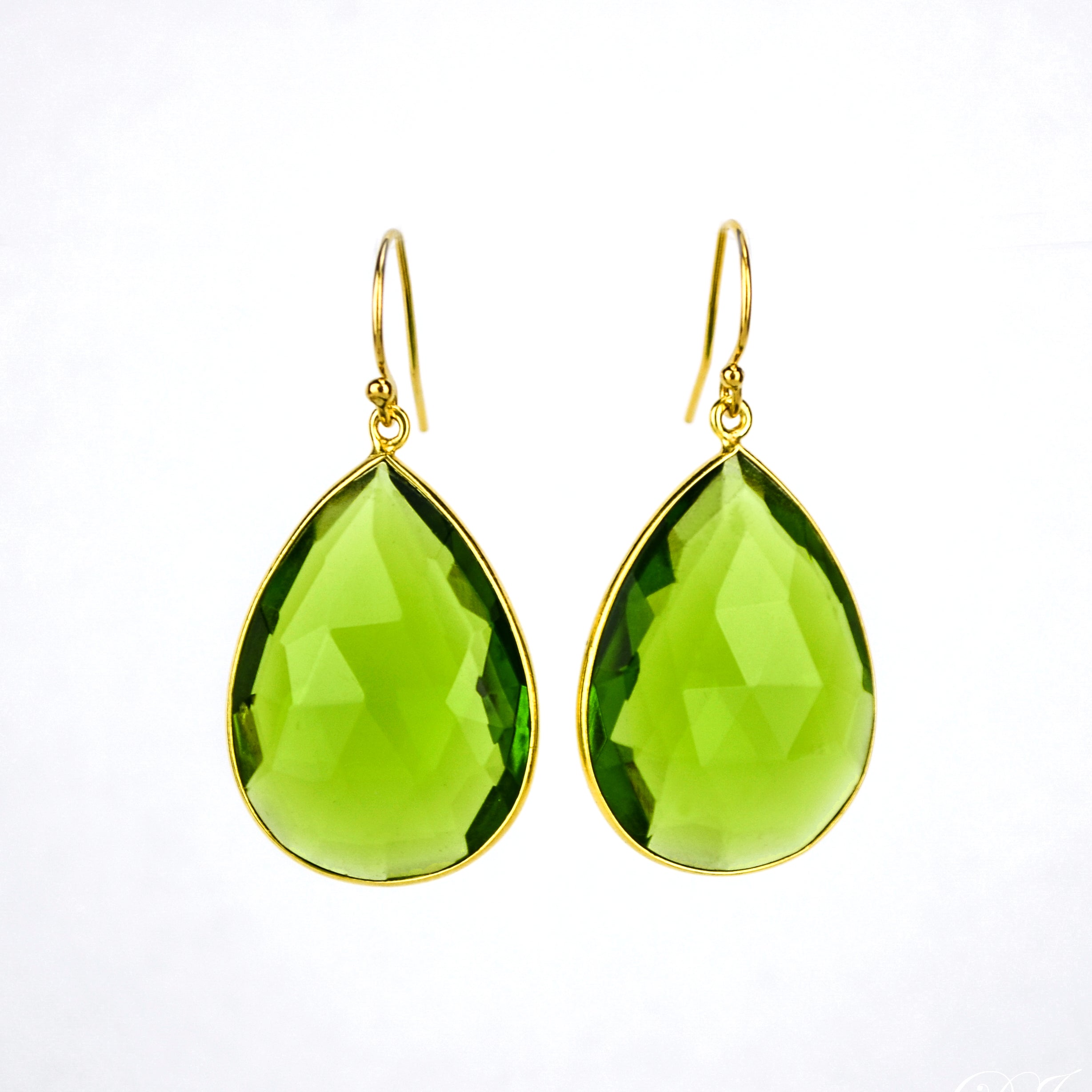 Peridot Earrings : August Birthstone