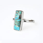 december birthstone, mother's day gift, bar ring