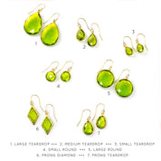 Peridot Earrings : August Birthstone