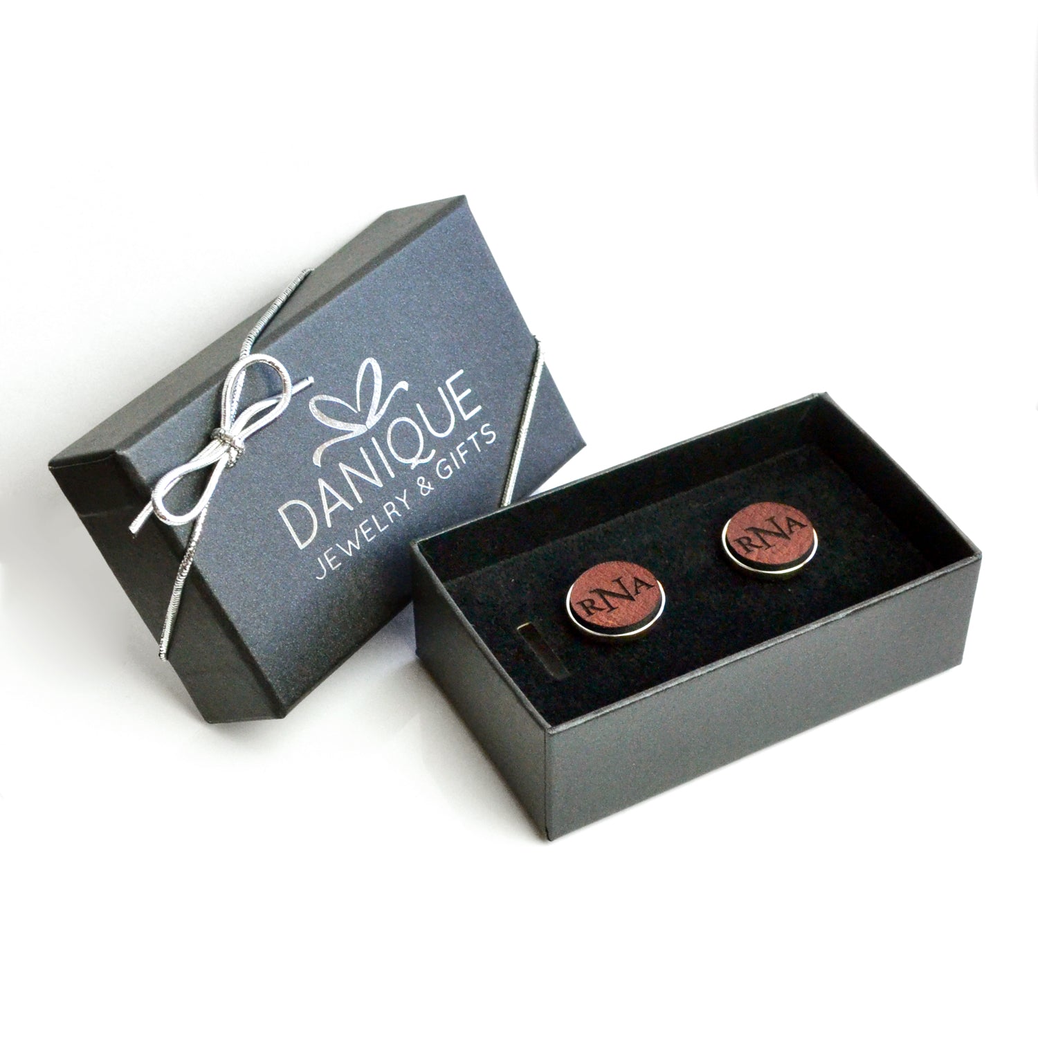 Gifting ready! Cufflinks will be packaged in our signature Danique Jewelry & Gifts gift box. Gift message and wrapping also available.