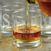 Personalized Whiskey Glass Cup