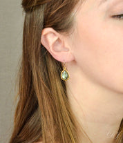 Garnet Earrings : January Birthstone