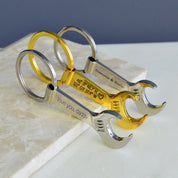 Wrench Bottle Opener Keychain : Handyman Gift