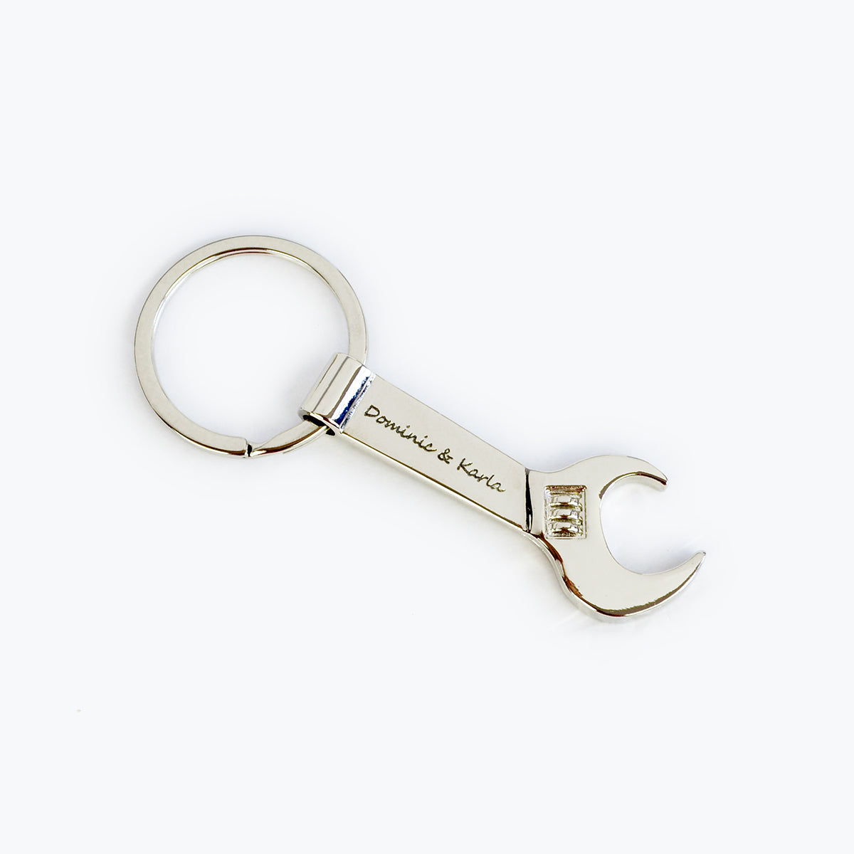 Wrench Bottle Opener Keychain : Handyman Gift