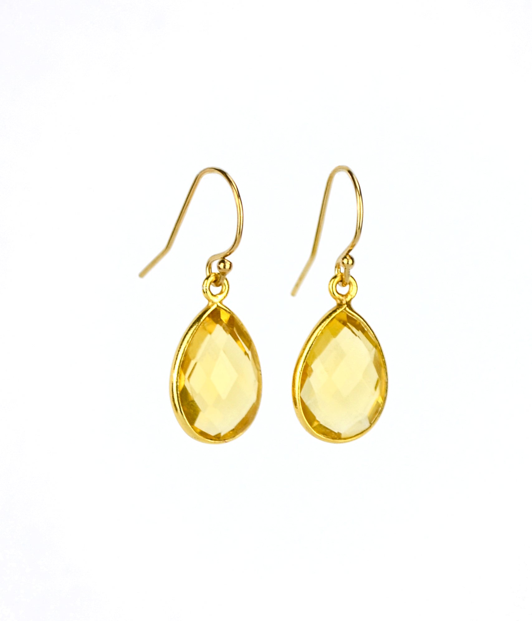 Citrine Earrings : November Birthstone