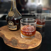 Personalized Whiskey Glass Cup